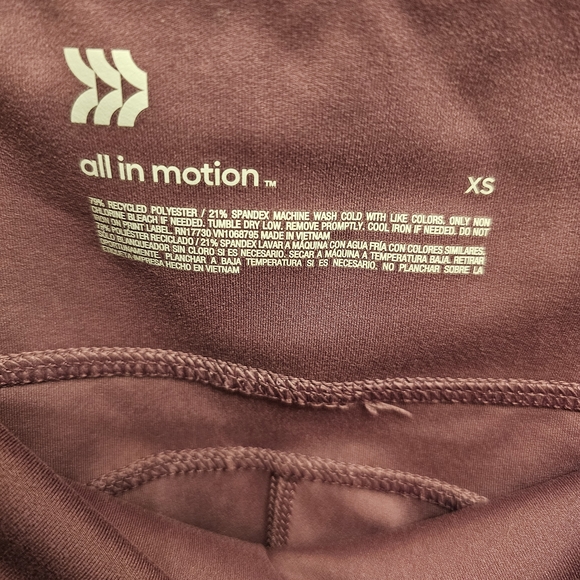 All in Motion Purple Leggings - Picture 5 of 5